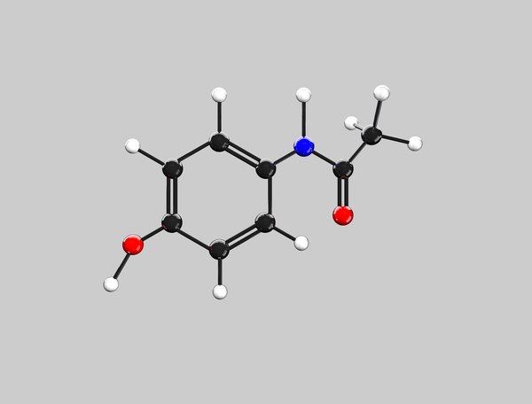 ball paracetamol 3D