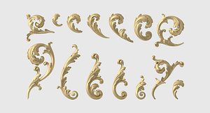 Acanthus Leaf Set