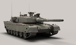 Japan Type 90 Main Battle Tank 3D model