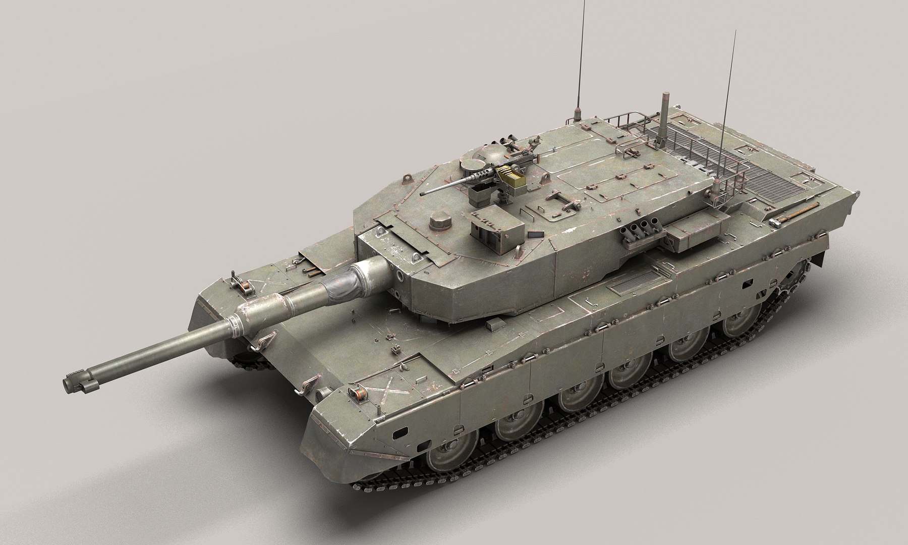 Japan Type 90 Main Battle Tank 3D Model - TurboSquid 2529762
