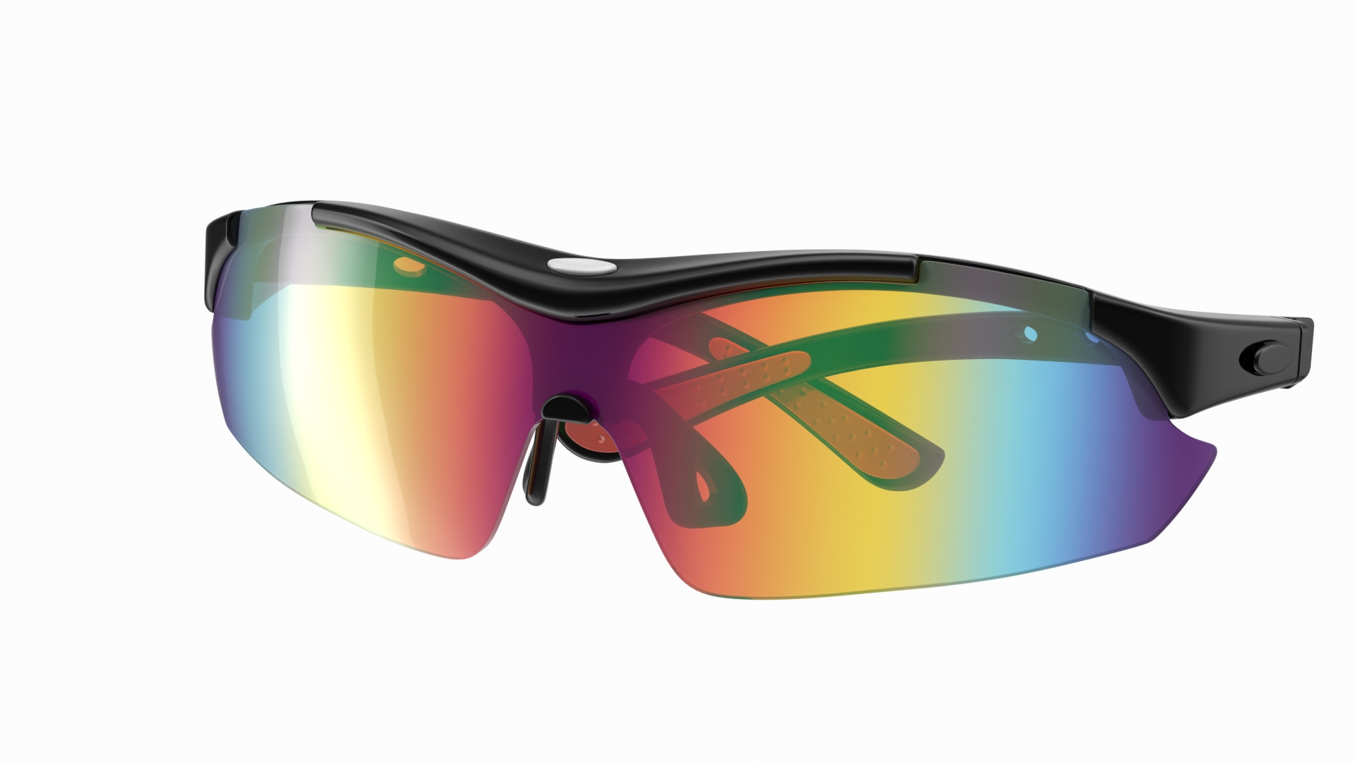 Sport Eyeglass With Rainbow Glasses 3D Model TurboSquid 2094896