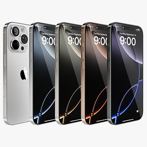 3D iPhone 16 Pro Collection model