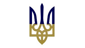 3D Ukraine State Emblem