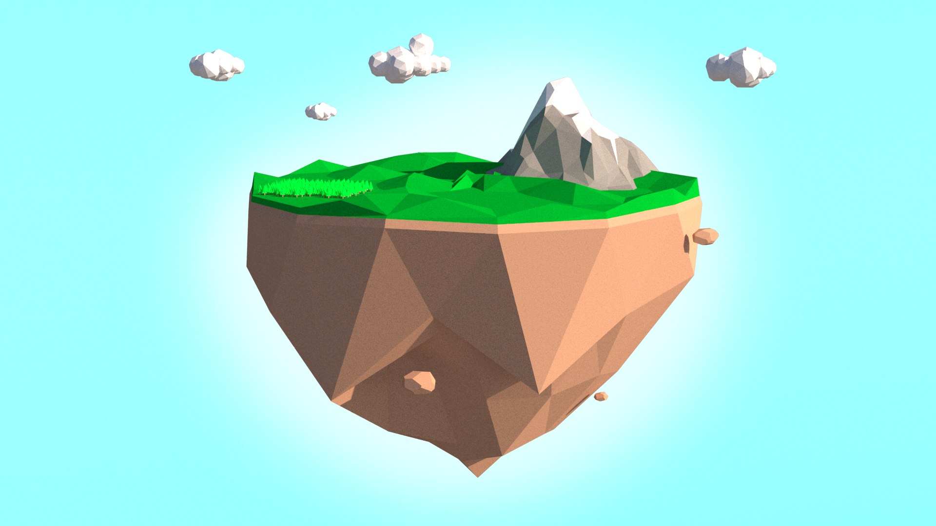 3D Low Poly Island - TurboSquid 1783741