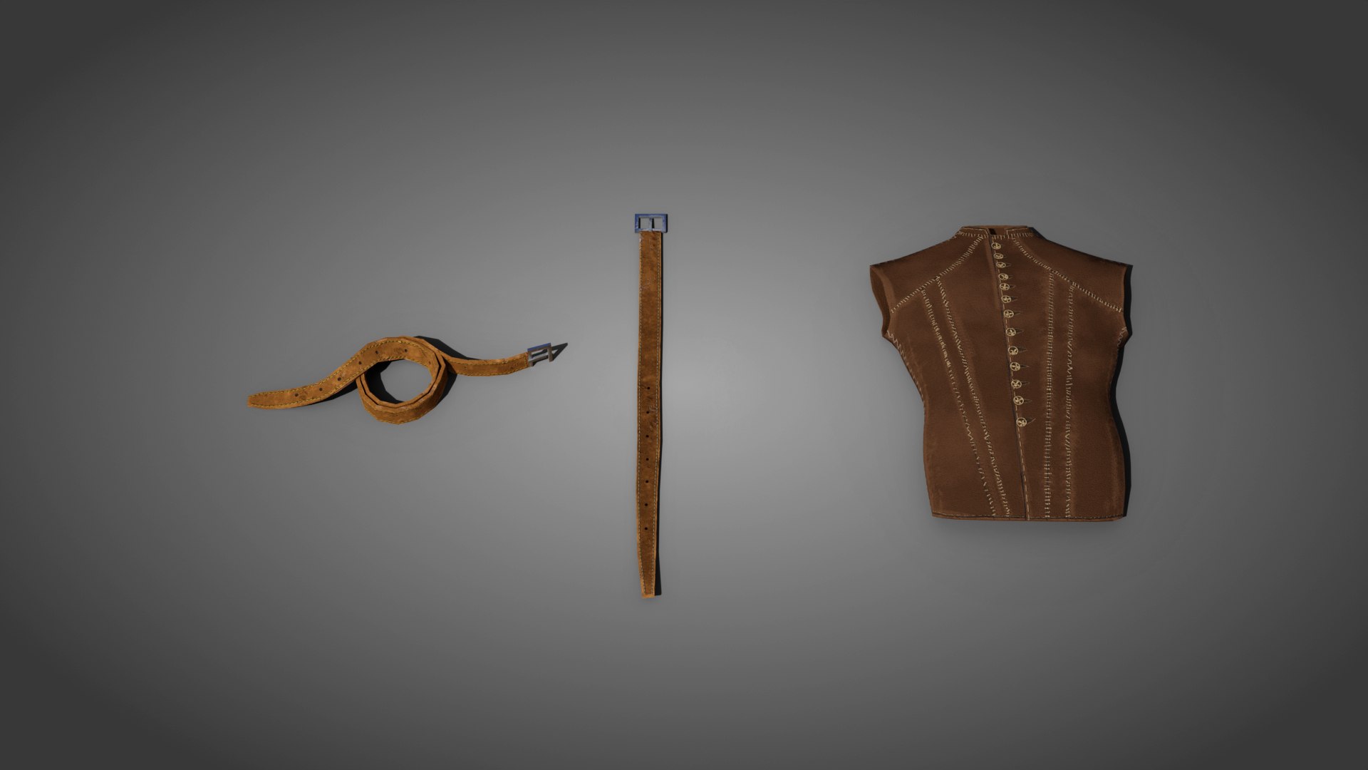 Medieval Leatherworker Props 3D TurboSquid 2163713