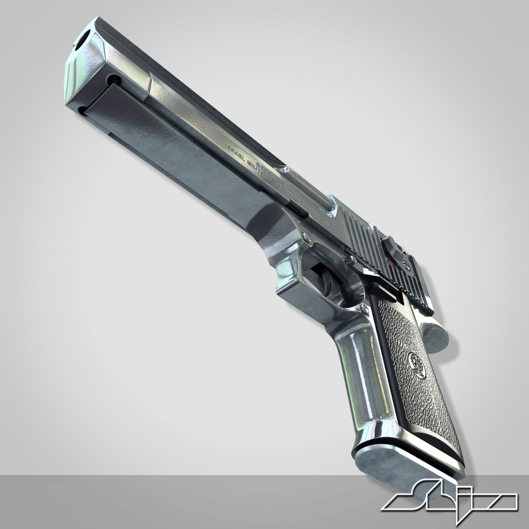 Desert Eagle Pistol 3d Model