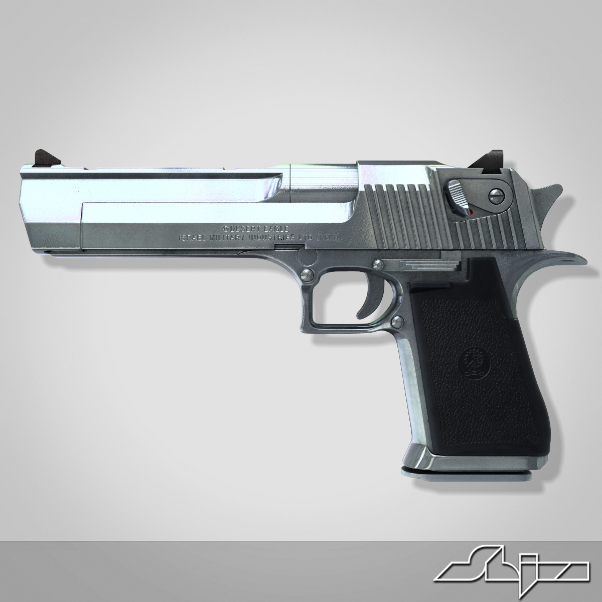 desert eagle pistol 3d model