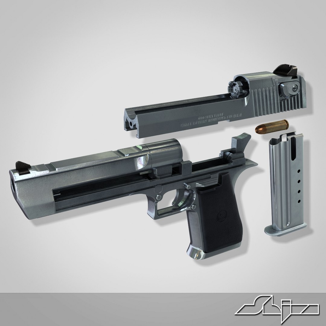 Desert Eagle Pistol 3d Model