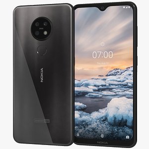 realistic nokia 7 2 3D
