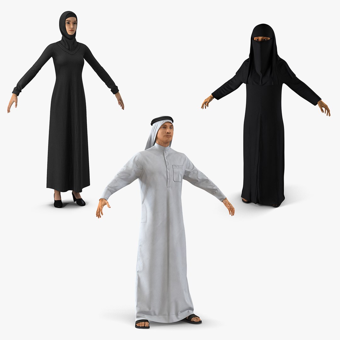 Arab People Collection 2 3D model preview
