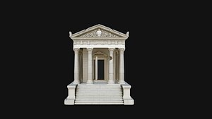 3D model Classical Temple Model Design 4 - 3D Print Model