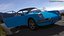 Porsche 911 1968 Blue Simplified