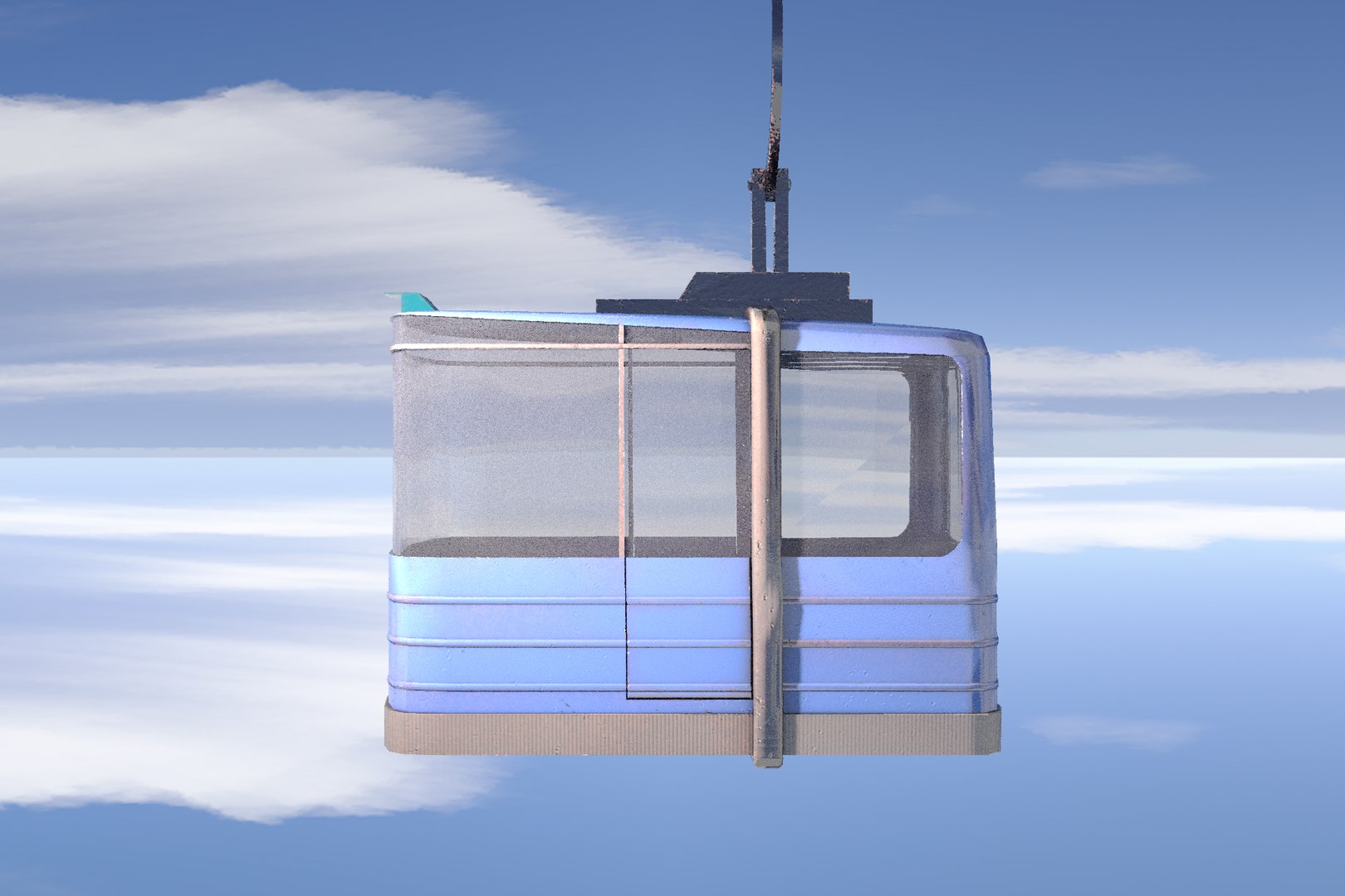 Cableway Cabin 3D Model - TurboSquid 1910268