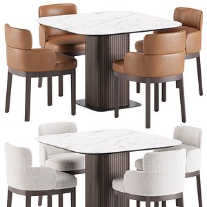 Fulton Chair and Glide Table model