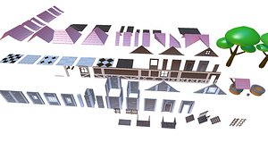 3D model Medieval City