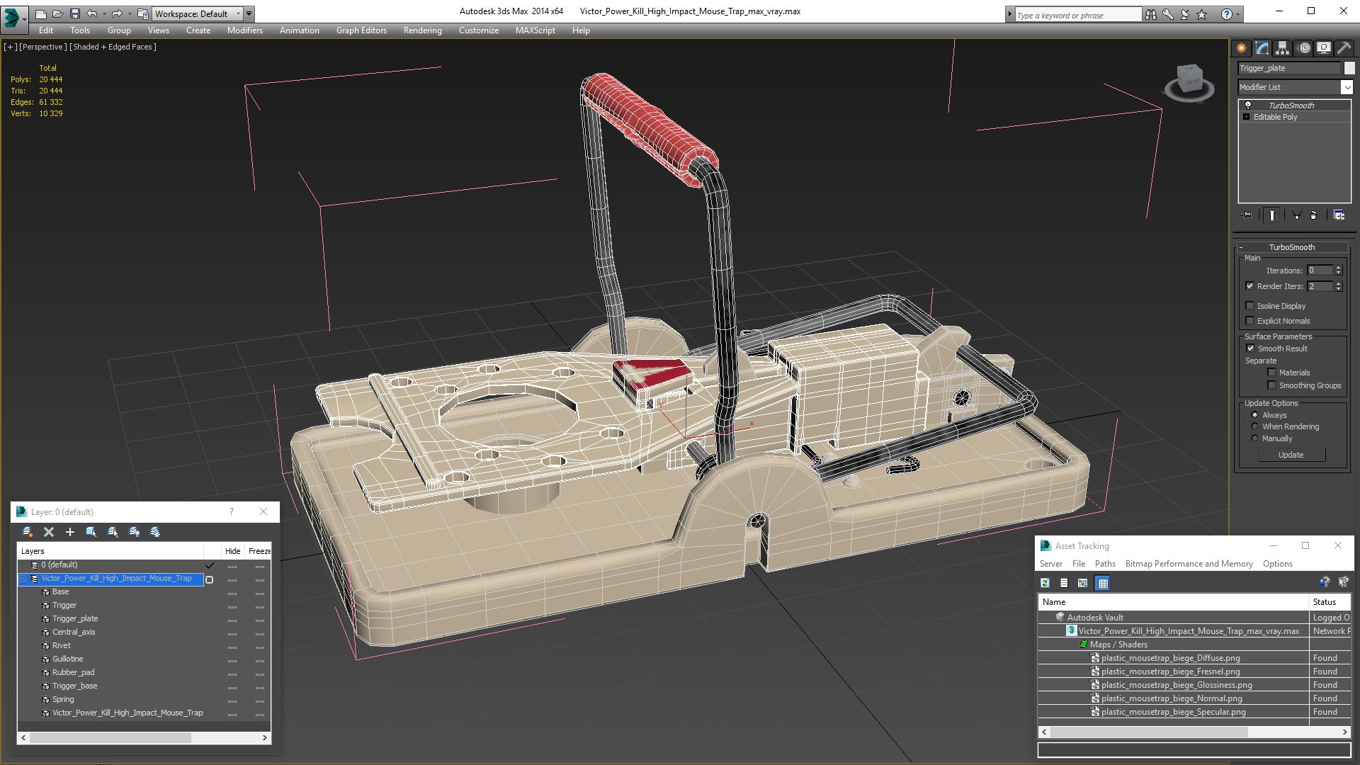 modelo 3d Trampa para ratones de alto impacto Victor Power Kill -  TurboSquid 1769392