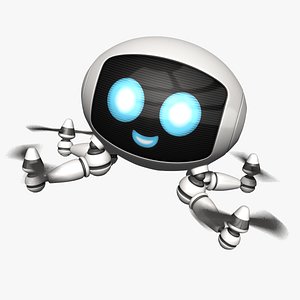 3D Cute Drone model