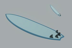 3D Surfboard model