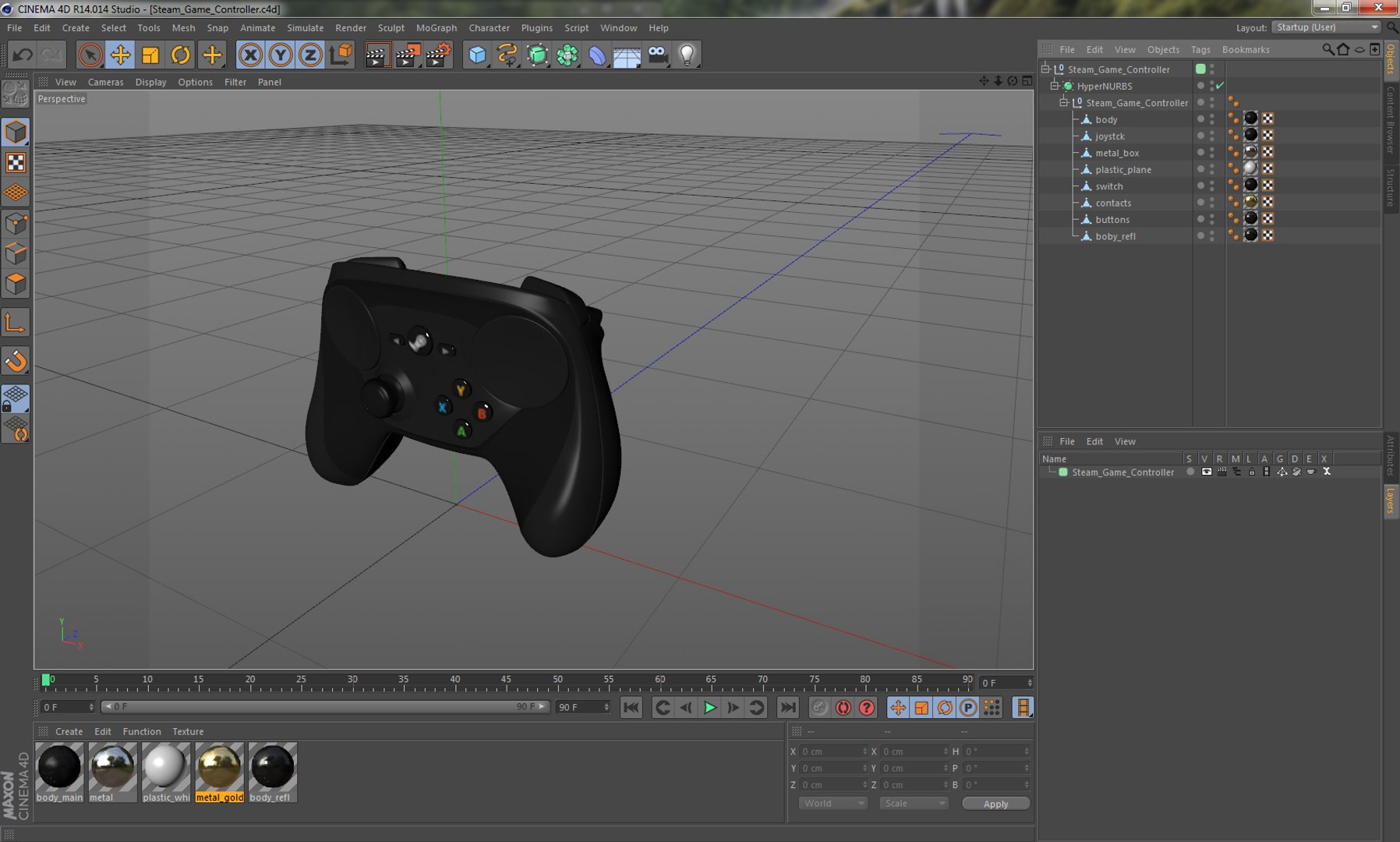 Steam Controller 3D - TurboSquid 1195531