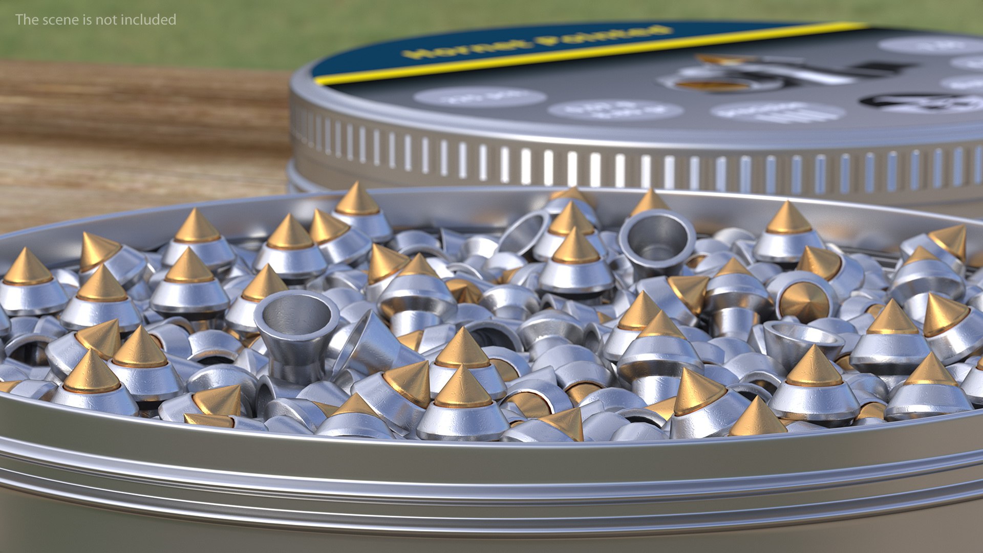 3D model pointed airgun pellets TurboSquid 1548218