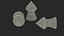 3D model hornet pointed airgun pellets