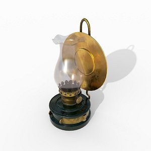 oil lamp with shade CASSANDRA
