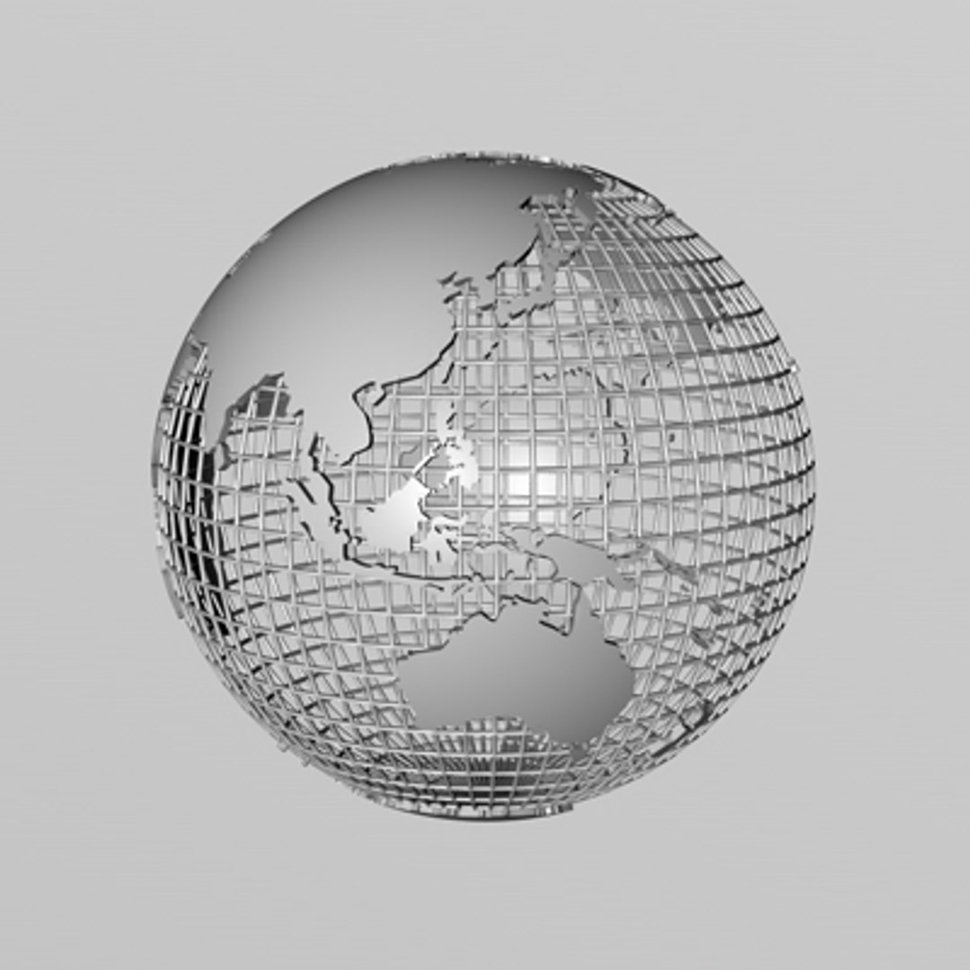 Globe Earth 3d Model