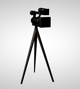 camera tripod 3D model