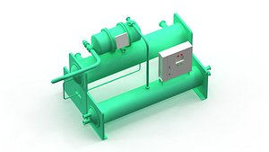 3D model Centrifugal Chiller