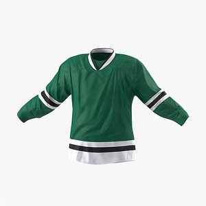 3d hockey jersey generic model