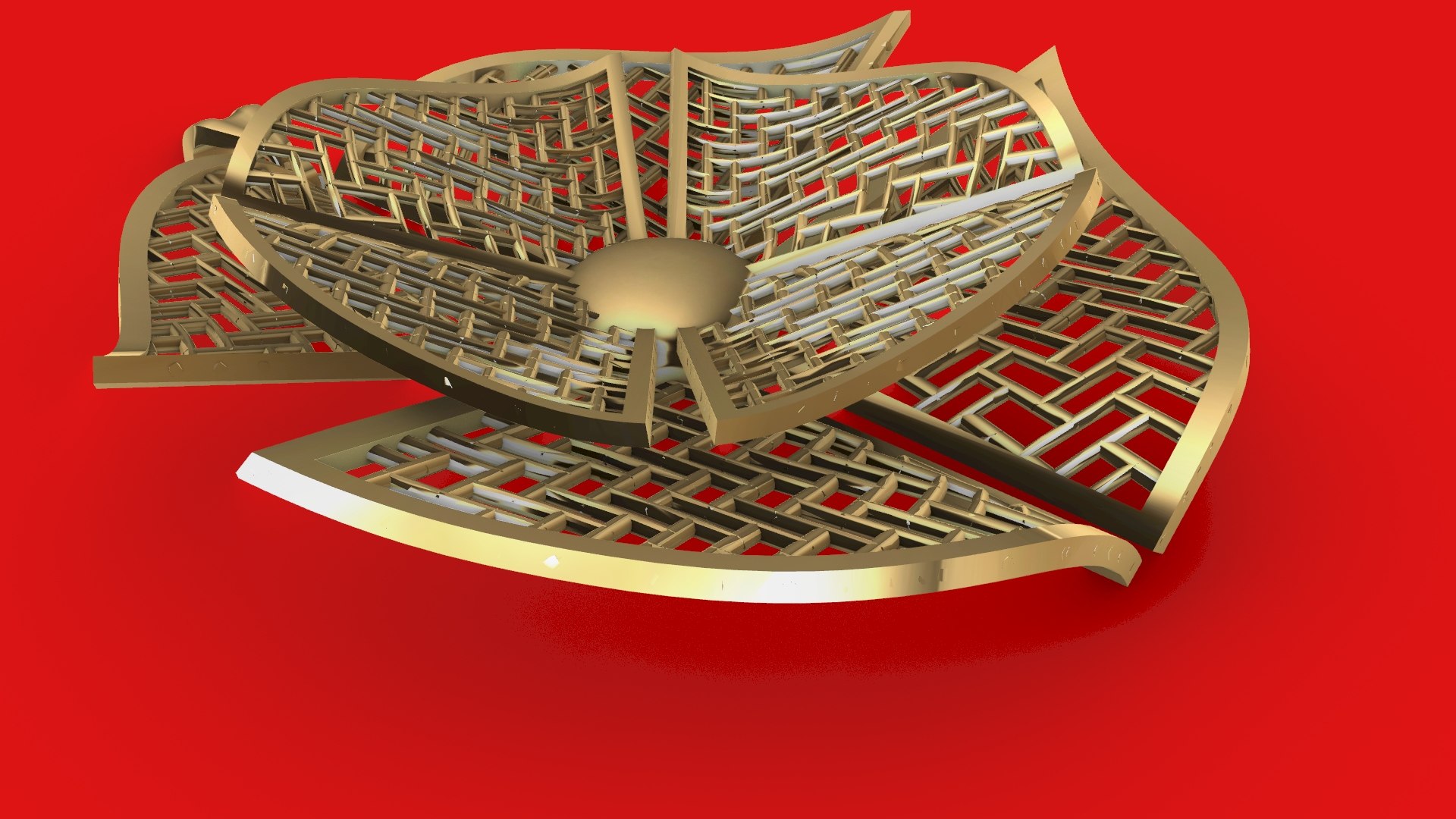 Geometric jali pendant stl verified model - TurboSquid 1931135