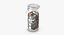 Bocal en verre avec monnaie 02 dollar