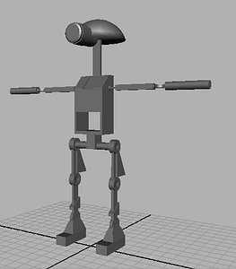 3d mechanic robot model
