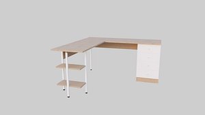 3D Writing Desk 3D model