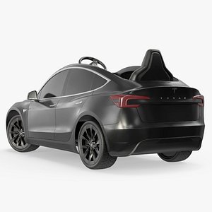 Mini Electric Sports Car for Kids Black Rigged