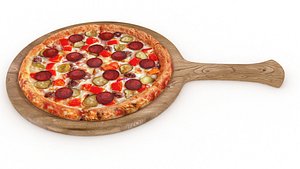 pepperoni pizza 3D model