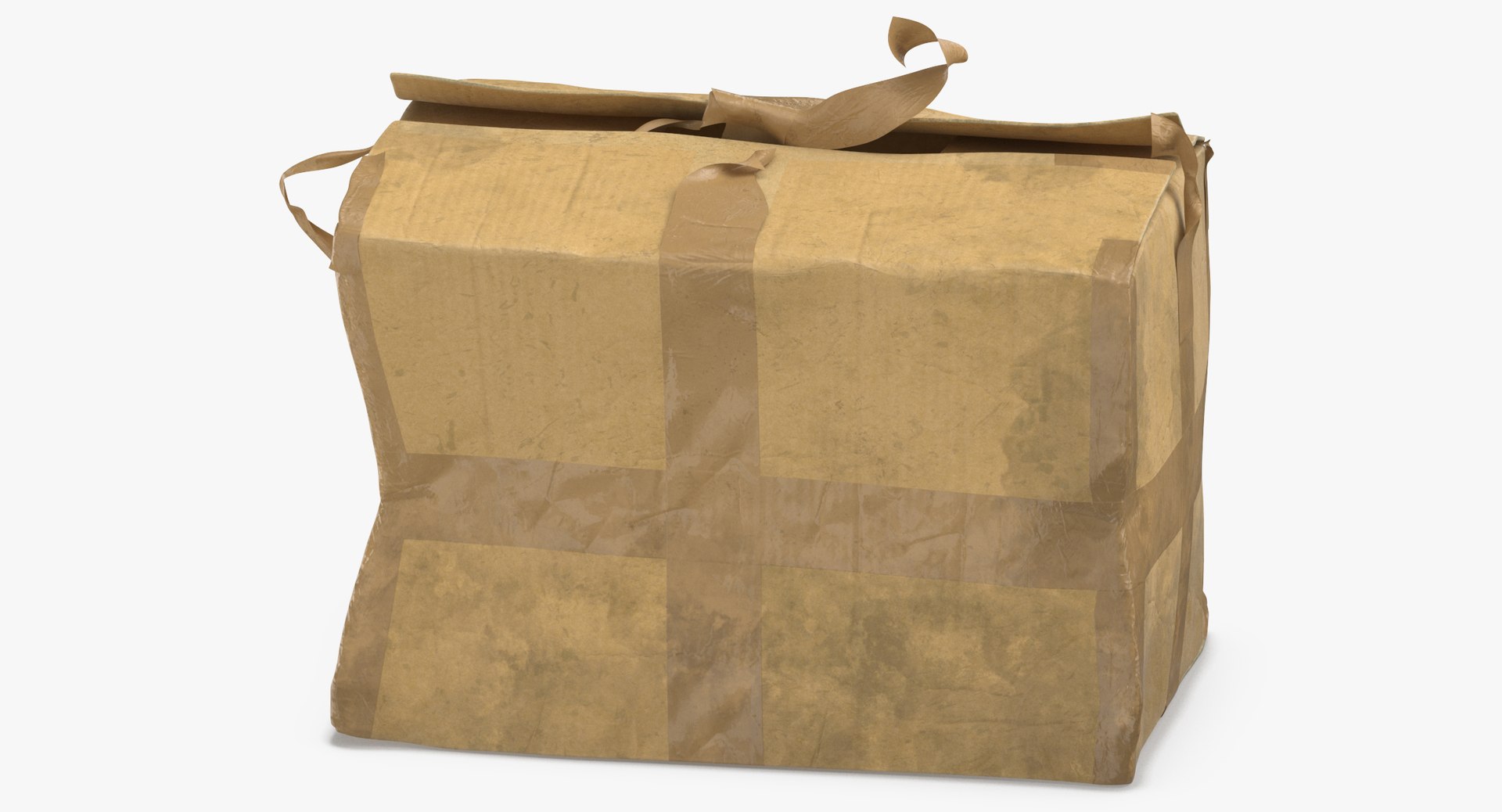 3D Old Damaged Dirty Cardboard Box TurboSquid 1412091