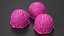 Assorted Ice Cream Tubs and Balls Collection 3D model