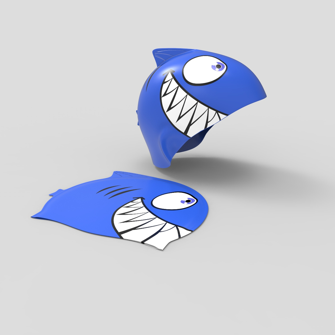 Funny Bathing Cap 3d Obj