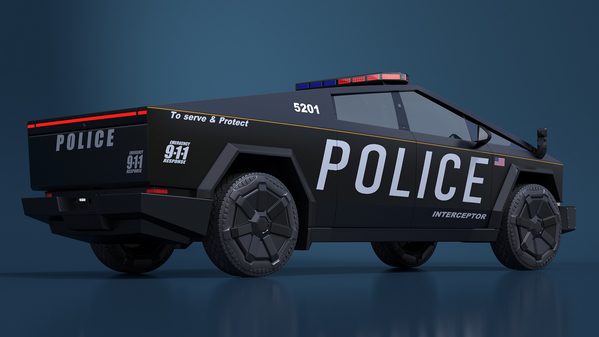 Tesla Cybertruck Police Car 3D model https://p.turbosquid.com/ts-thumb/QU/mIs0oZ/KO/teslacybertruckpolicecarc4dmodel011/jpg/1726020952/1920x1080/fit_q87/21da0822c1732d11129c1083ea18e7127409d4c6/teslacybertruckpolicecarc4dmodel011.jpg
