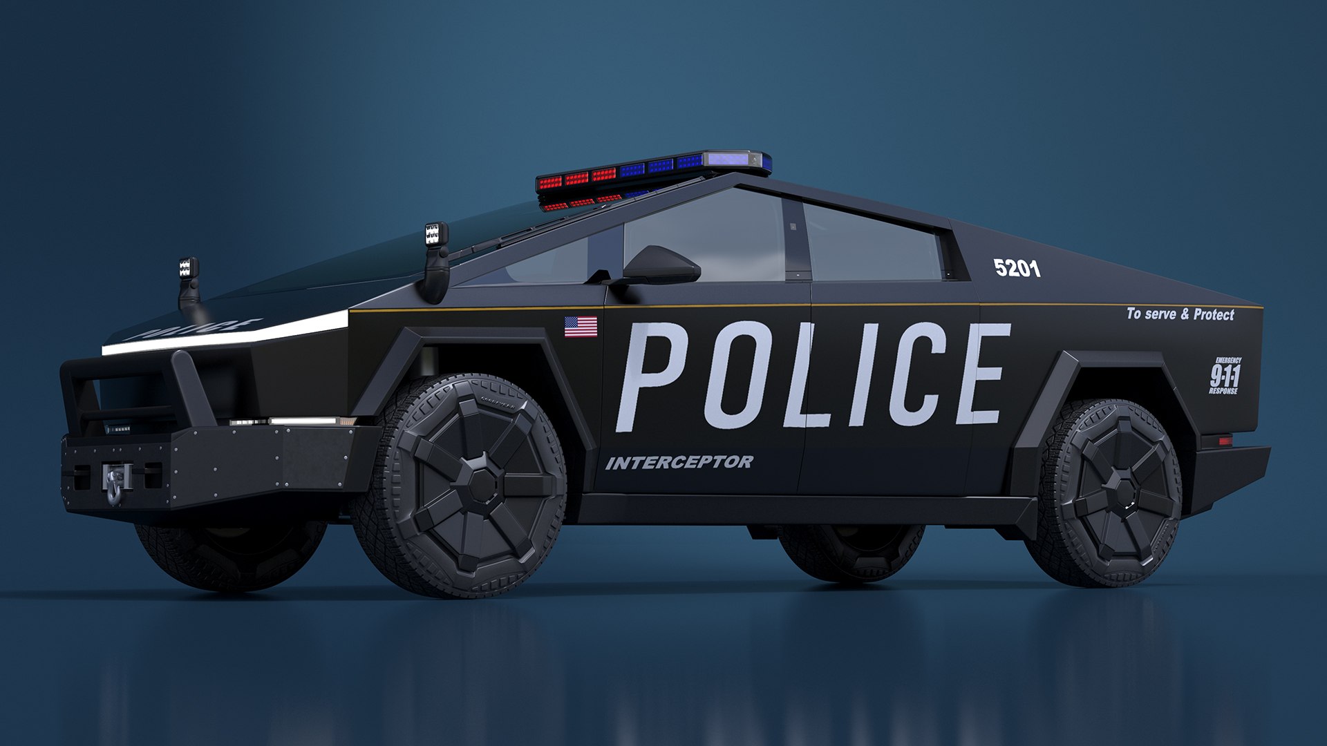 Tesla Cybertruck Police Car 3D model https://p.turbosquid.com/ts-thumb/QU/mIs0oZ/dz/teslacybertruckpolicecarc4dmodel010/jpg/1726020947/1920x1080/fit_q87/3fe952a1ccbfd4d49b4c2b46de238ac23bfd9771/teslacybertruckpolicecarc4dmodel010.jpg