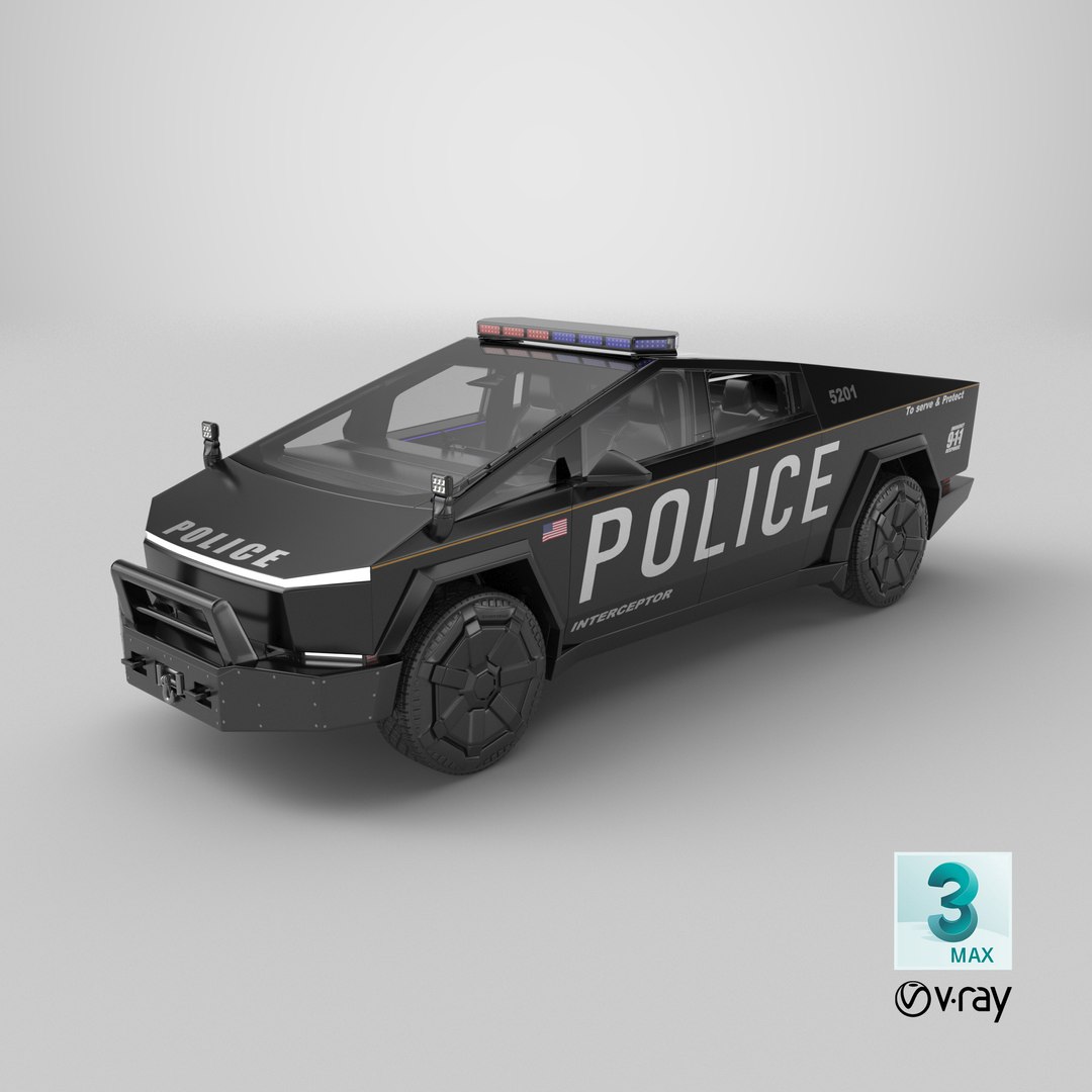 Tesla Cybertruck Police Car 3D model https://p.turbosquid.com/ts-thumb/QU/mIs0oZ/qE/stemcell_max_vray_render/png/1731603046/1920x1080/fit_q87/c0d947849385c5ba7191e80529ab5d0f062107d2/stemcell_max_vray_render.jpg