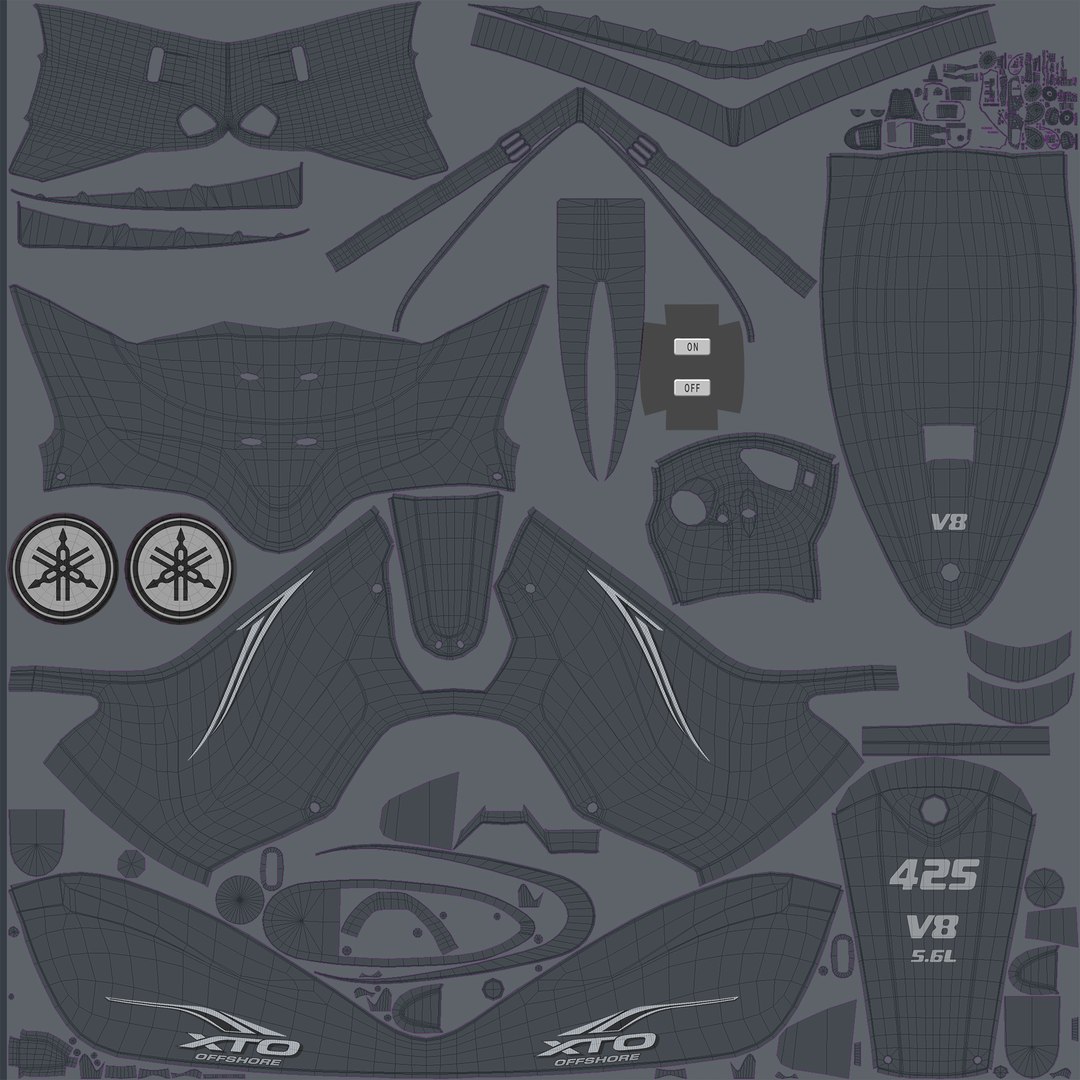 Yamaha Xto Offshore 2018 3D Model - TurboSquid 1315304