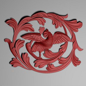 3D model Birds Cockatoo Wall Decoration