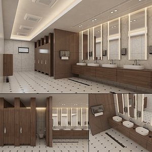 Public Restroom Interior