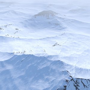3D model scene landscape terrain