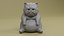 BRITISH SHORTHAIR CAT FIGURE FOR 3D PRINTING