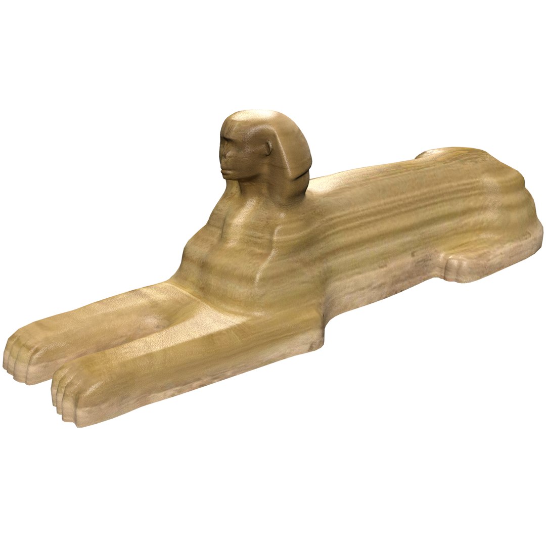 3D Great Sphinx Giza - TurboSquid 1209427