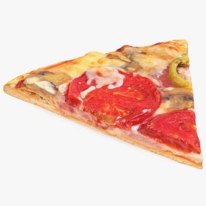 3D pizza slice model