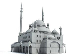3d model mohamed ali mosque